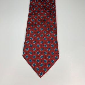 Edwards Geometric silk tie